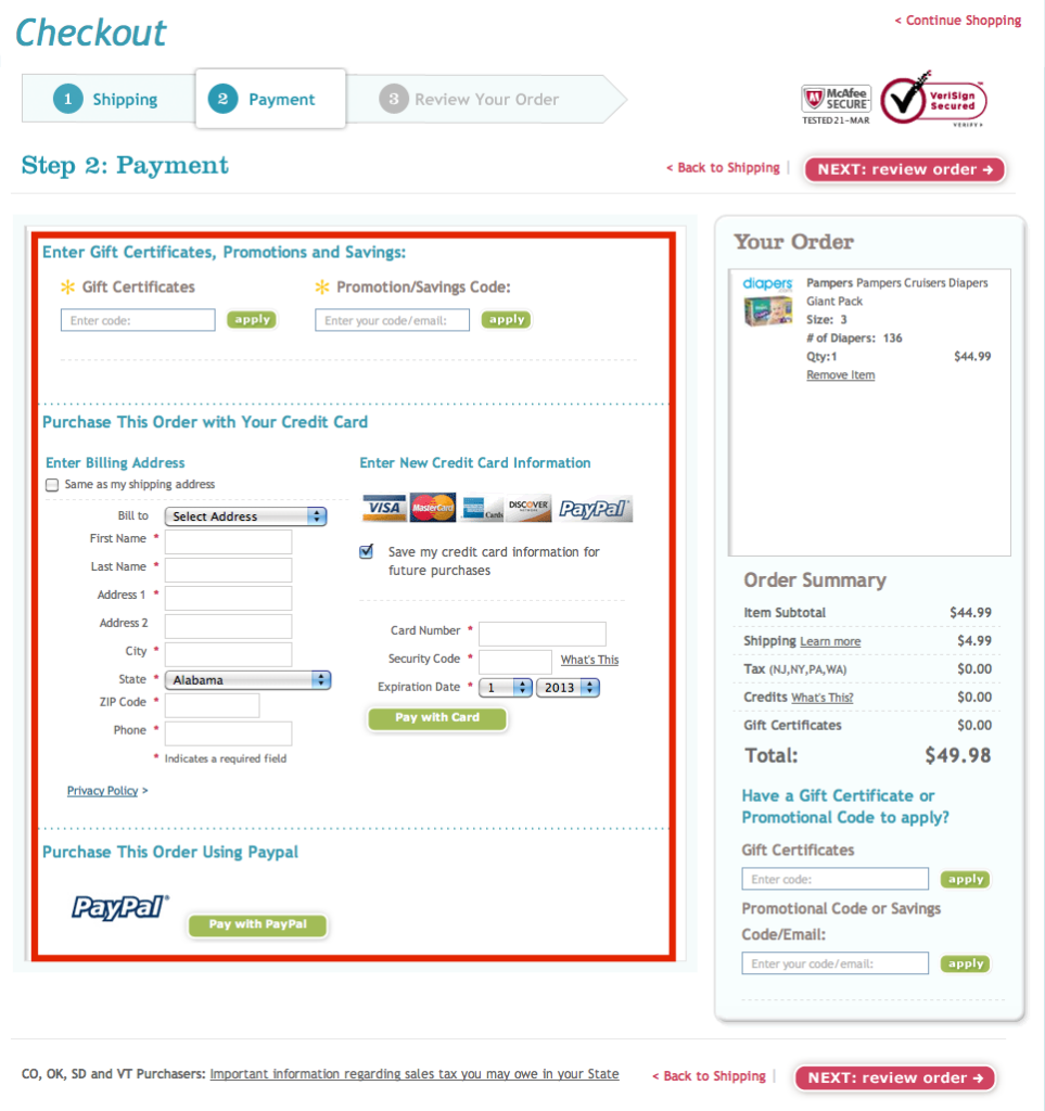 O que é checkout transparente, exemplos e como colocar?
