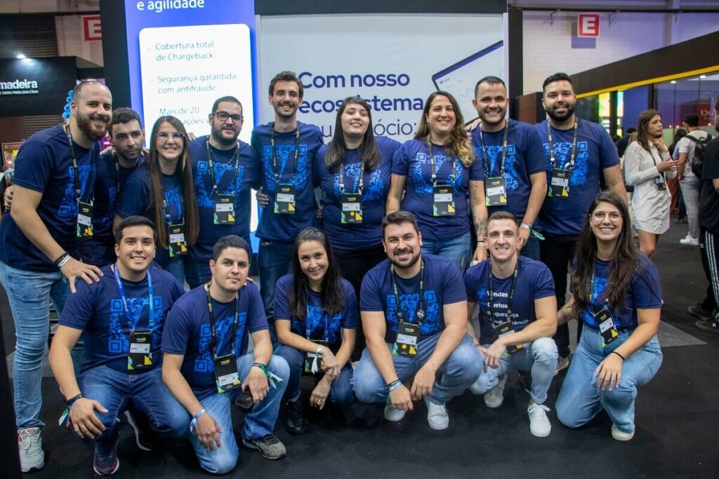 Parte do time da Vindi no Fórum E-Commerce Brasil de 2022
