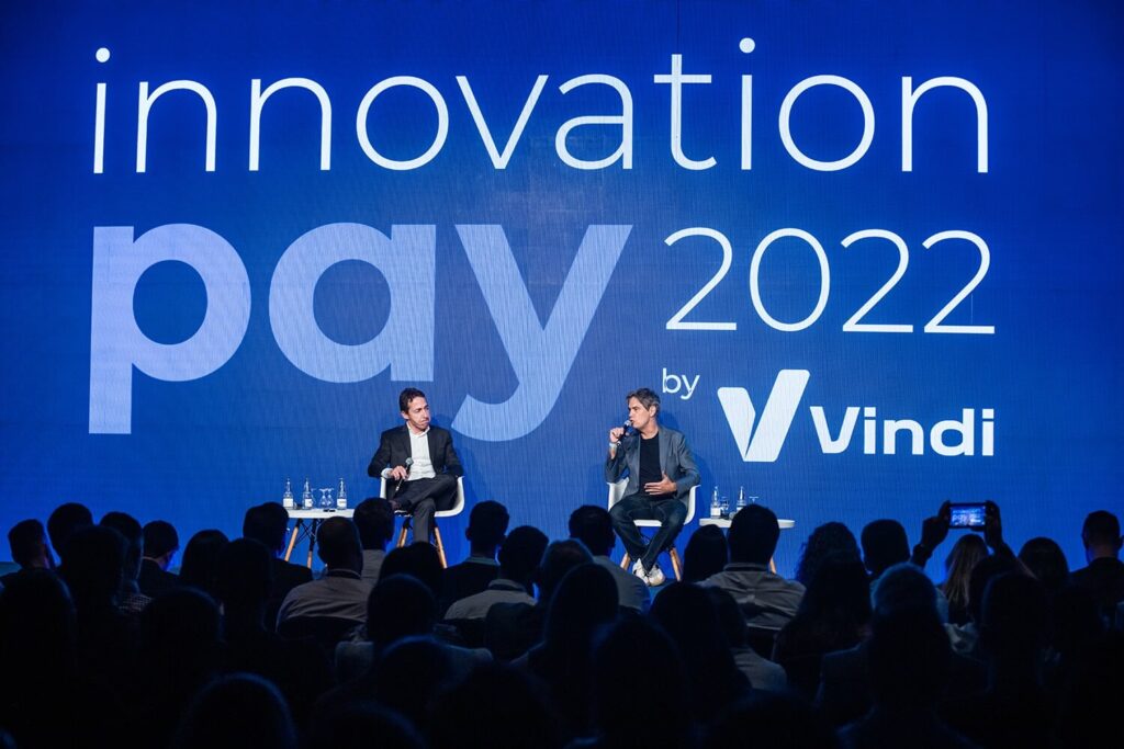 Carlos Eduardo Brandt e Ricardo Amorim no Innovation Pay 2022